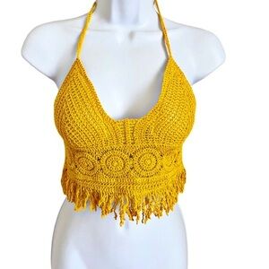 Amazing knitted festival top